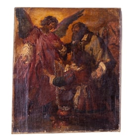 19th Century Oil on Canvas