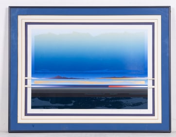 Tetsuro Sawada (Japan, 1933-1998) Framed Serigraph