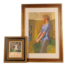 Frank Federico (AM 1928- 2018) Ballet Painting +1