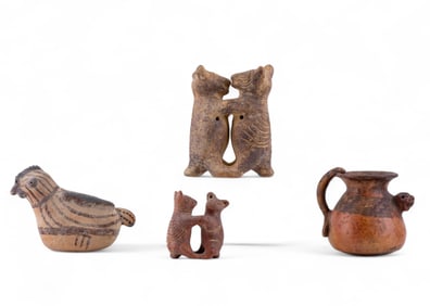 Colima Itzcuintli, Pre-Columbian Pitcher & Chicken