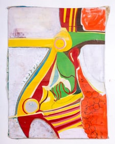 Abstract Expressionist Acrylic on Canvas