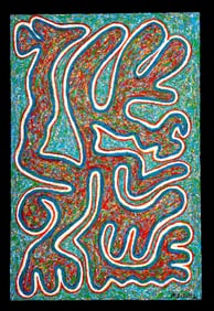 Abstract Oil on Canvas