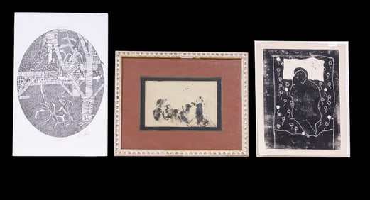 Linocut, Ink Jet Print, and Outsider Art