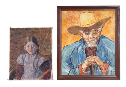 Oil on Canvas Impressionist Portraits (2)
