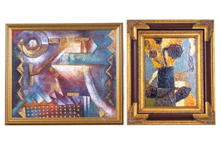 Abstract Expressionist Oil on Canvas (2)