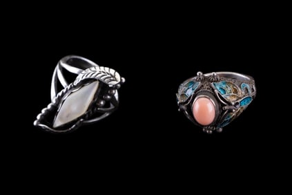 Vintage Signed Sterling Rings