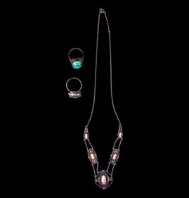 Antique European Silver Jewelry