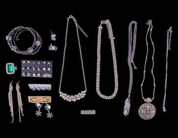 Rhinestone & More Costume Jewelry