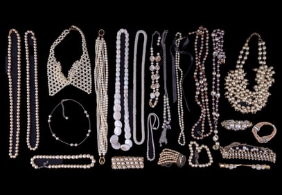 Large Faux Pearl Grouping, J. Crew, more