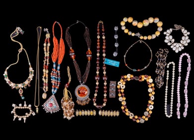 Amber/Earth Tone, Statement Necklaces, Fashion