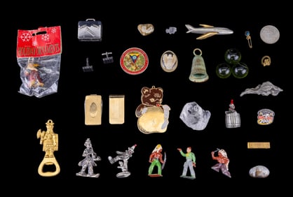 Pewter Clowns & Other Figurines + Trinkets