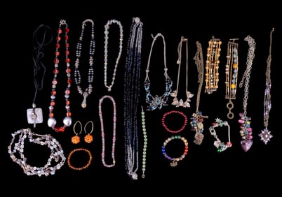 Assorted Jewelry Including Necklaces