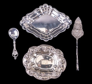Nut Dishes, Flatware, Danish Sterling Silver