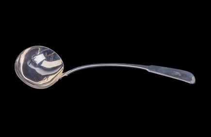 Early 19th C Coin Silver Ladle