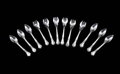 Sterling Silver Grapefruit Spoons & Forks