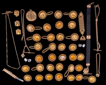 Victorian Watch Accessories and Buttons