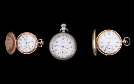 Elgin and Waltham Pocket Watches (3)