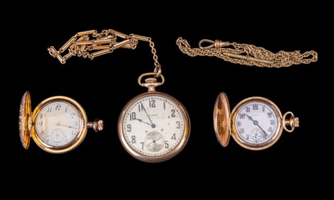 Fine Elgin Pocket Watches (3)