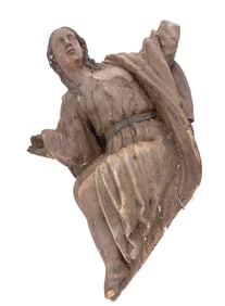 Large Hand carved Virgin Mary Sculpture
