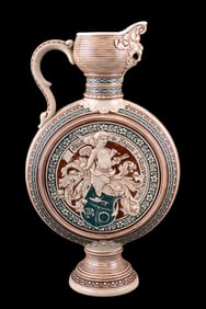 Simon Peter Gerz Early Stoneware Vase / Ewer