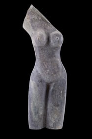 Sculpture of a Torso in Granite, Female