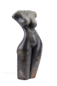 Sculpture of a Torso in Granite, Female