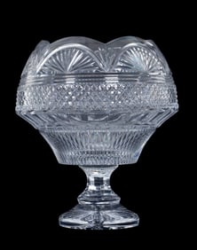 Waterford Jim O'Leary Footed Crystal Bowl w/OB