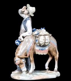 Lladro Figurine Man with Horse #4859