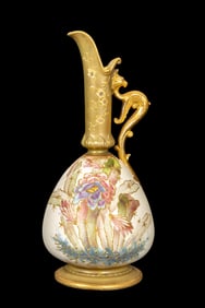 Royal Bonn Painted Ewer / Jug Pitcher