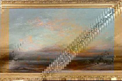 James Webb (U.K./Holland 1825 - 95) Oil Painting