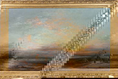 James Webb (U.K./Holland 1825 - 95) Oil Painting