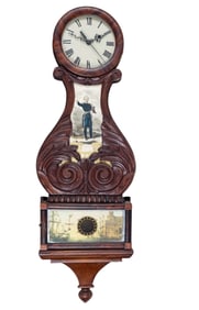 Early French Style Banjo Clock
