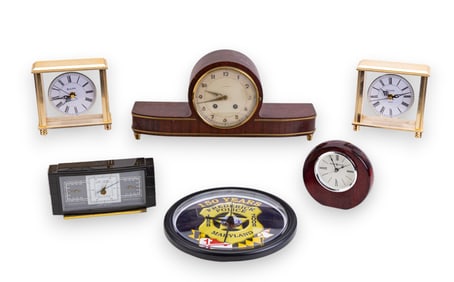 Bulova, Howard Miller + Junghans Clocks + Airguide