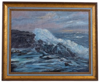 Jean Duckham (1900-1963) Oil Seascape