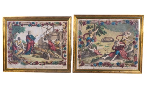 Antique Giovanni Volpato Noah's Ark Lithos (2)