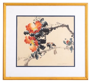 Eloise Bralove (20th C. American) Watercolor