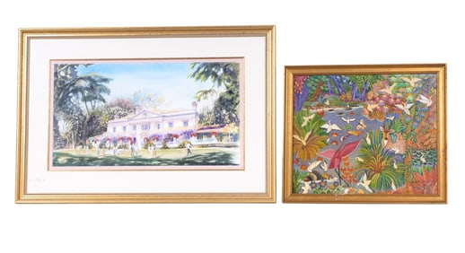 Ignacio Cruz, Dan Wells Signed Paintings (2)
