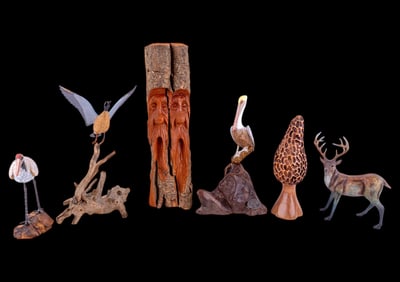 John Perry Pelican, More Bird + Other Sculptures