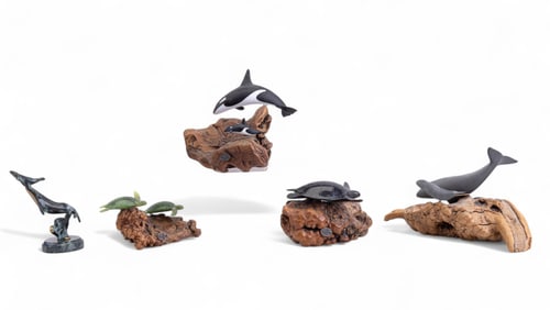 John Perry Driftwood Aquatic Sculptures (5)