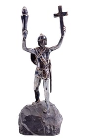 Yaacov Heller Sterling Silver Joshua Sculpture