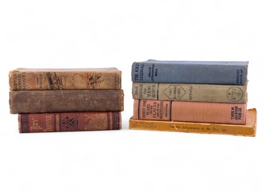 19th and 20th C Novels (7) w/ Early Aviation