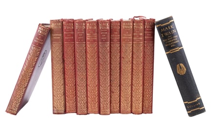 20th C Mark Twain 10 Book Collection