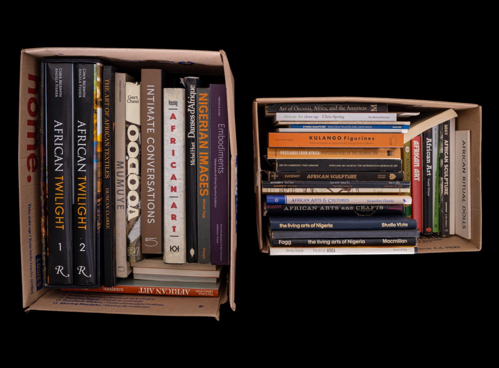 42 African Arts Reference Books: 42 African Arts Reference Books in hard bound and soft bound.