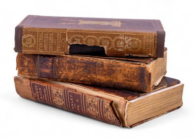 3 Antique Geography Books, 1799, 1841 +1890
