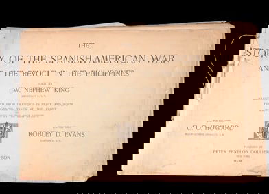 1900 History of the Spanish American War Illust.