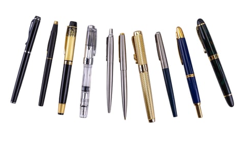 Fountain and Ball Point Pens (10)
