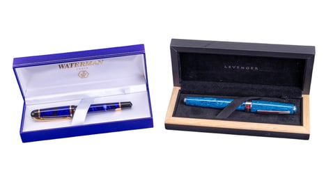 Levenger and Waterman Fountain Pens
