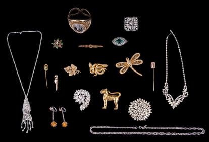 Weiss, Warner, Trifari, and Vintage Estate Jewelry