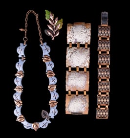 Matisse and Mid Century Copper Jewelry