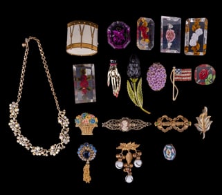 Lucite and Vintage Jewelry